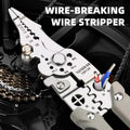 Electrician Wire Stripper Pliers Multi-Function Grey Chrome Vanadium