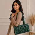 Women's Leather Plain Shoulder Bag
