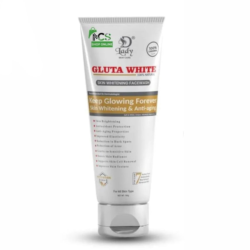 Gluta White Face Wash for Oily Skin Brightening