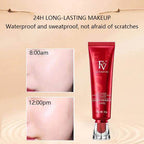 Red Diamond FV Foundation Original korean product Oil Absorb Liquid Foundation | Best Tube Foundation 30g