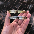 Stainless Steel Greek Key Bracelets Golden Silver Unisex