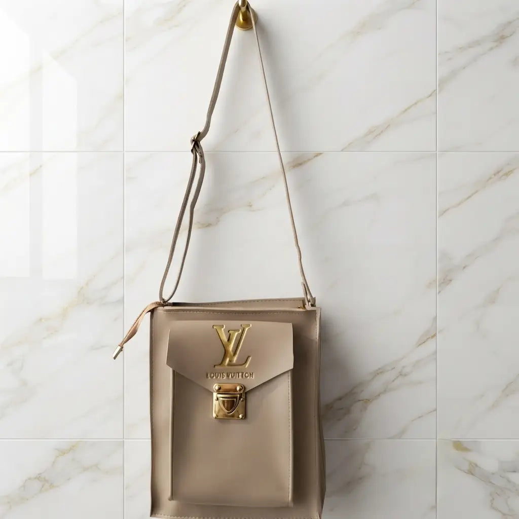 Women's Royal Vertical Sling Shoulder Bag With Long Strap