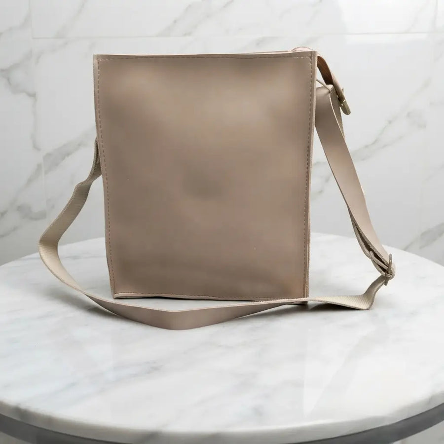 Women's Royal Vertical Sling Shoulder Bag With Long Strap