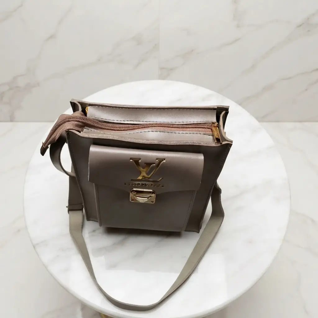 Women's Royal Vertical Sling Shoulder Bag With Long Strap