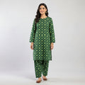 2 Pcs Women's Unstitched Printed Suit