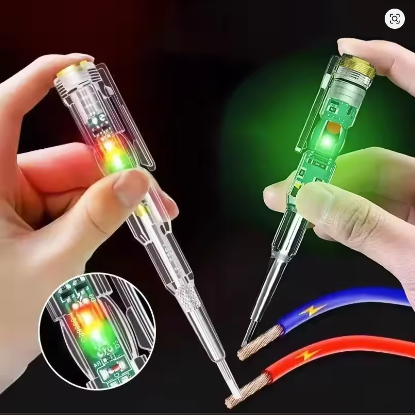 Intelligent LED Voltage Tester Pen & Screwdriver (24–250V)