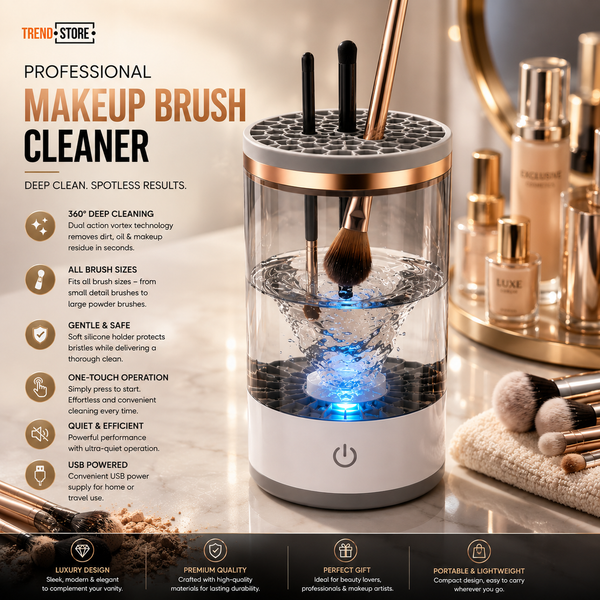 Electric Sonic UV Makeup Brush Cleaner & Sanitizer