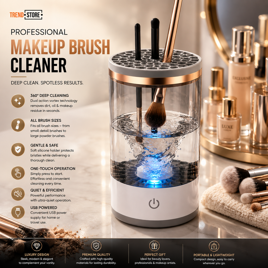 Electric Sonic UV Makeup Brush Cleaner & Sanitizer
