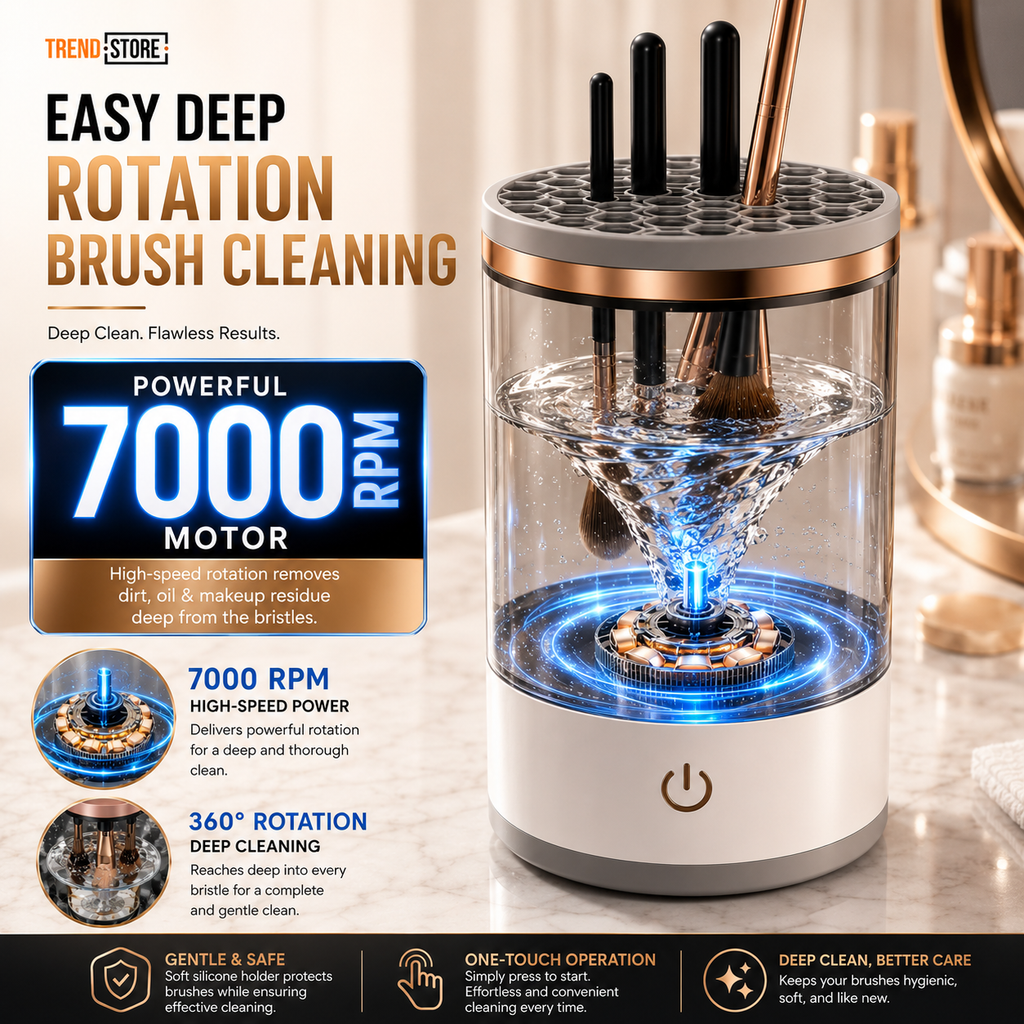 Electric Sonic UV Makeup Brush Cleaner & Sanitizer