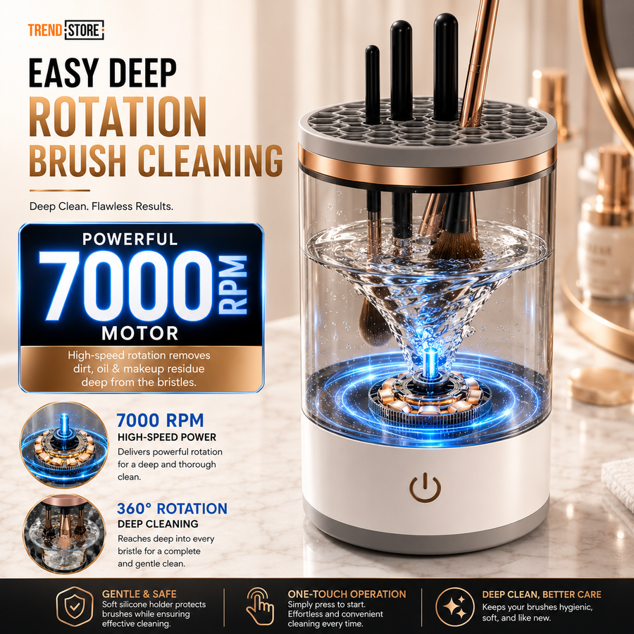 Electric Sonic UV Makeup Brush Cleaner & Sanitizer