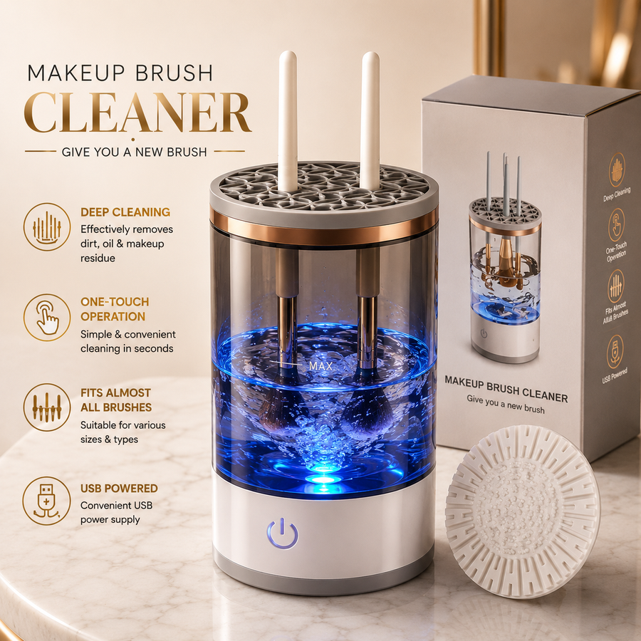 Electric Sonic UV Makeup Brush Cleaner & Sanitizer